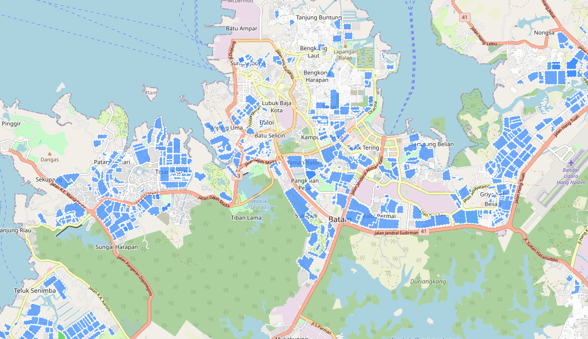 Pola Ruang RTRW Kota Batam 2020-2040